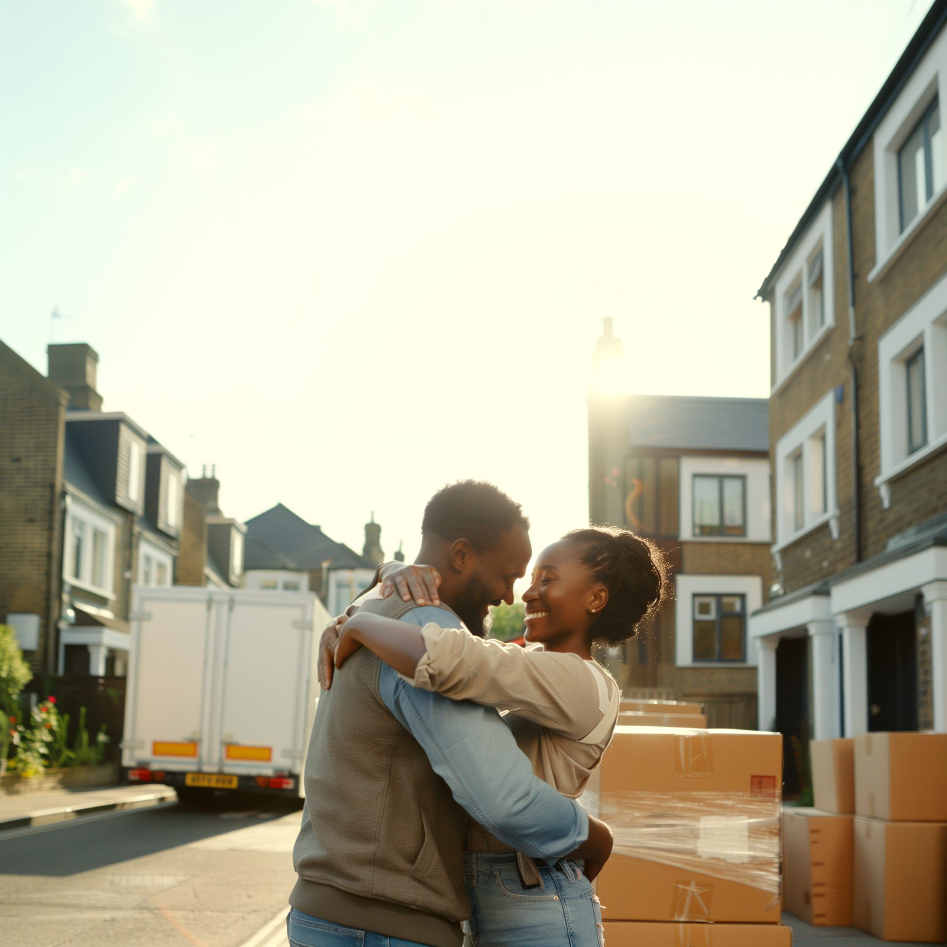 Handing over house keys